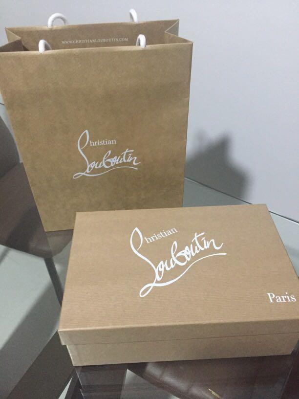 christian louboutin shoe box