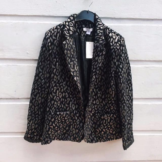 cotton on leopard jacket