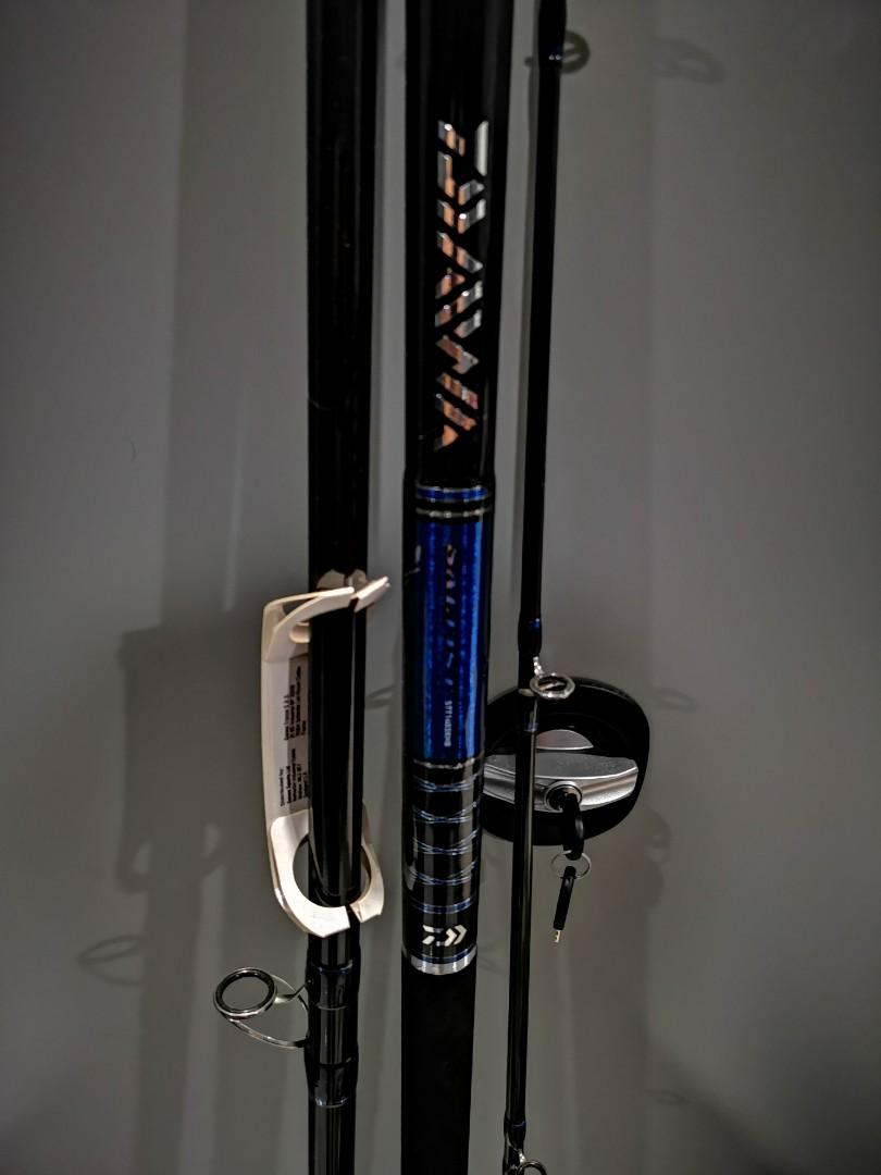 Daiwa saltist multiplier rod clearance