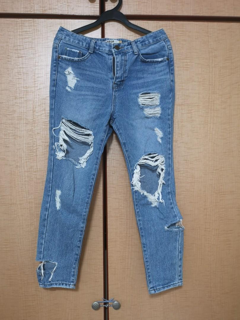 jeans cutting design
