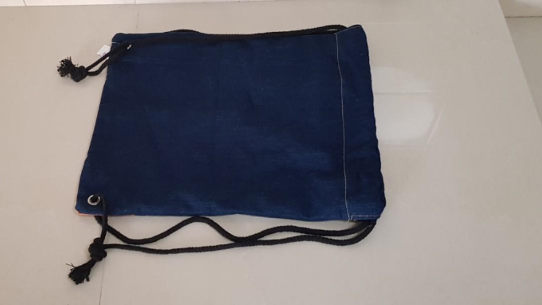 Drawstring Bag (Category: Stationery & School Supplies) located in Singapore. Submitted by yukikyw (Listing ID 236345970, Image 3). Description: Brand new drawstring bag.