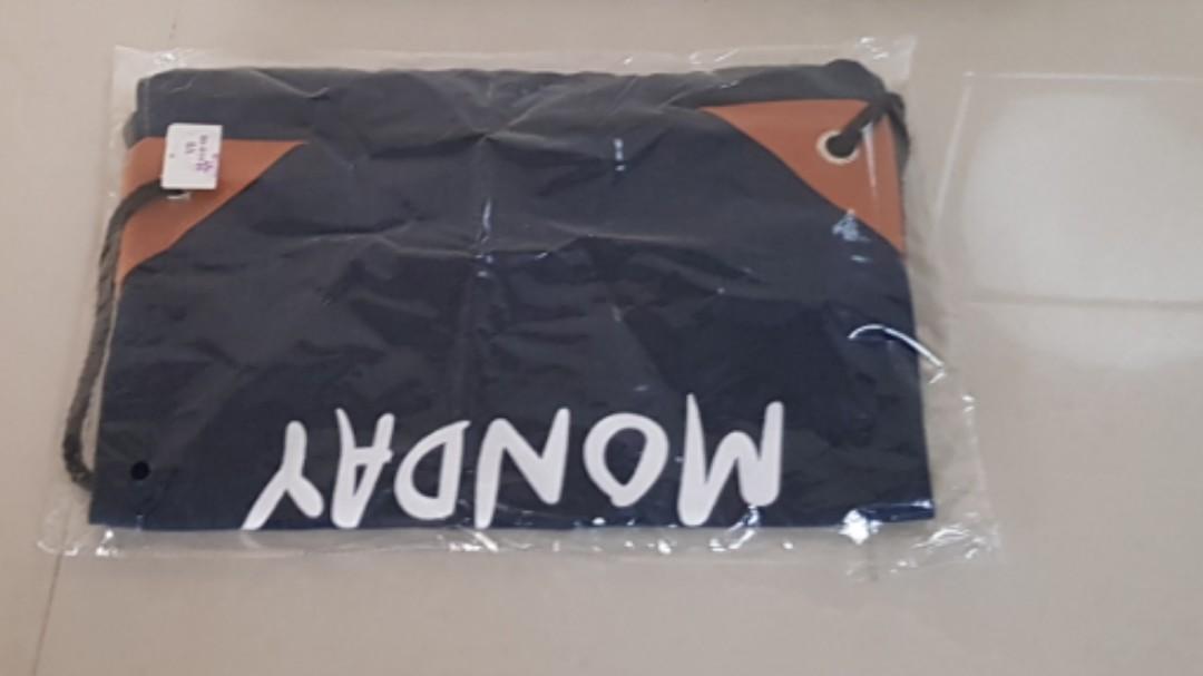 Drawstring Bag (Category: Stationery & School Supplies) located in Singapore. Submitted by yukikyw (Listing ID 236345970, Image 4). Description: Brand new drawstring bag.