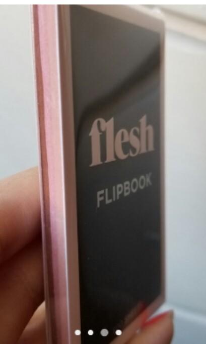Flesh Flipbook Makeup (Category: Makeup) located in Pasig City. Submitted by pinkpawsshop (Listing ID 236416094, Image 3). Description: Bought at Ulta-Utah Exclusive only at Ulta Sealed The sheets in Flesh Flipbook are permeated with bronzer, blush or highlighter. Tear one off and rub it on your face, cheeks, collarbone, legs-there's no point in stopping. The pigments cligs easily and brilliantly to skin without any mess. Rfs: too many Flesh make