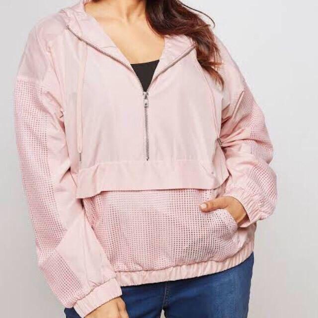 Pink windbreaker forever cheap 21