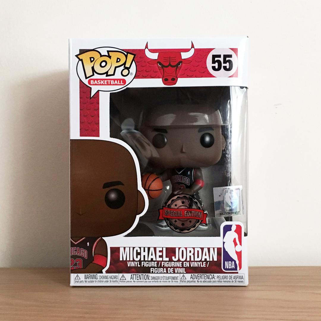 michael jordan funko pop black jersey