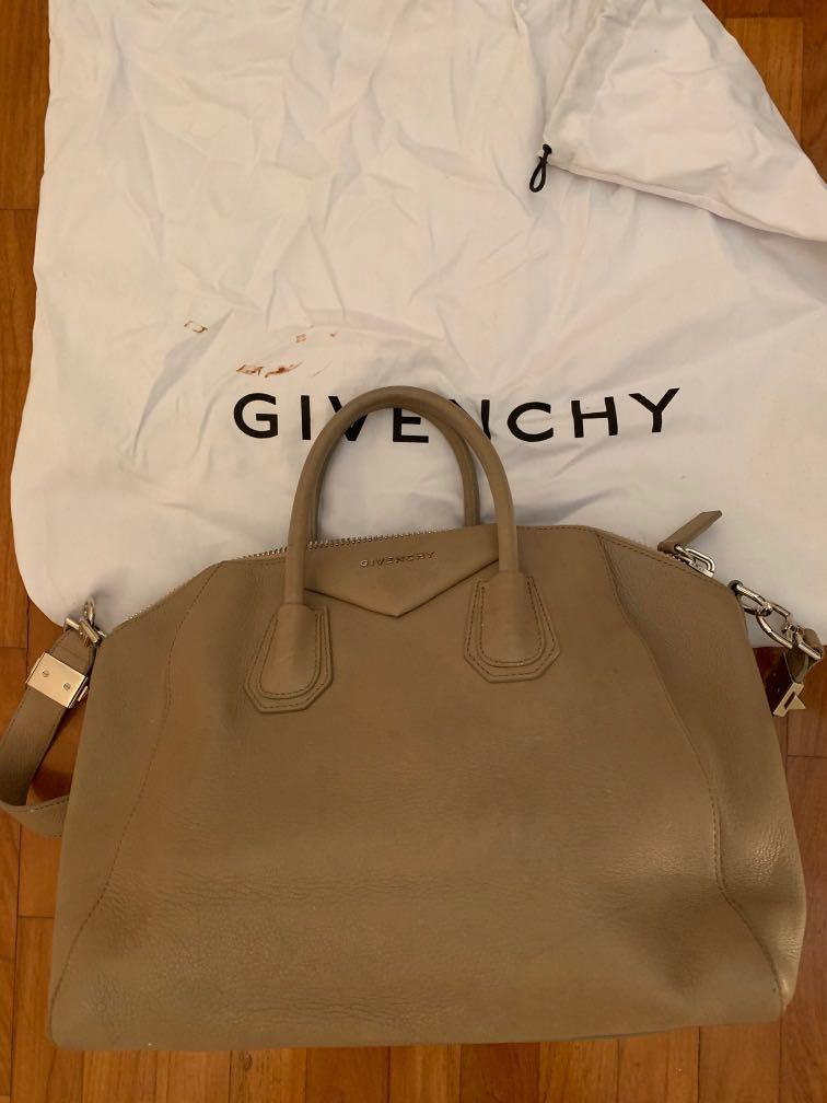 Givenchy Antigona Medium Satchel Beige Bag Luxury Bags Wallets