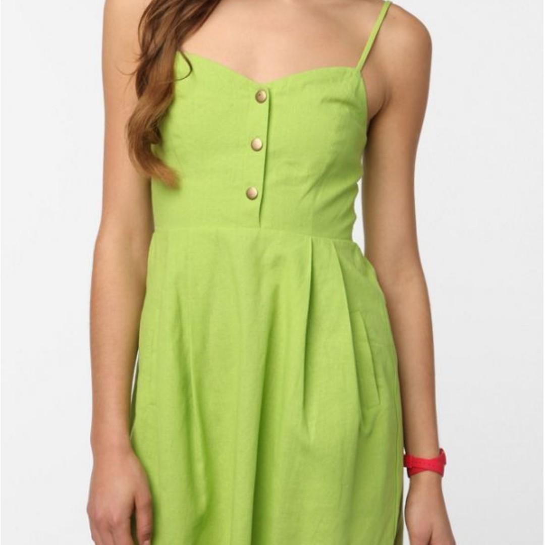 lime green summer dress