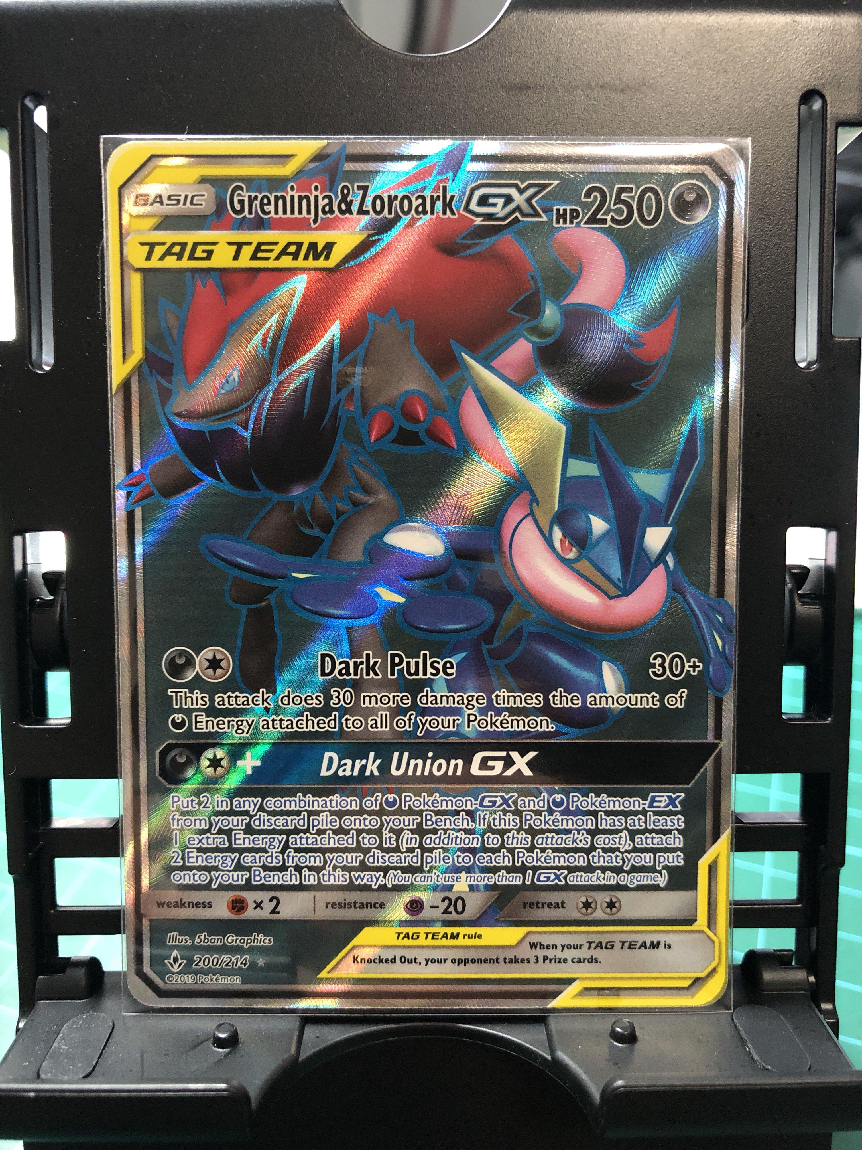 Greninja Zoroark Gx 0 214 Pokemon Tcg Toys Games Board Games Cards On Carousell Greninja Zoroark Gx 0 214 Pokemon Tcg Toys Games Board Games Cards On Carousell
