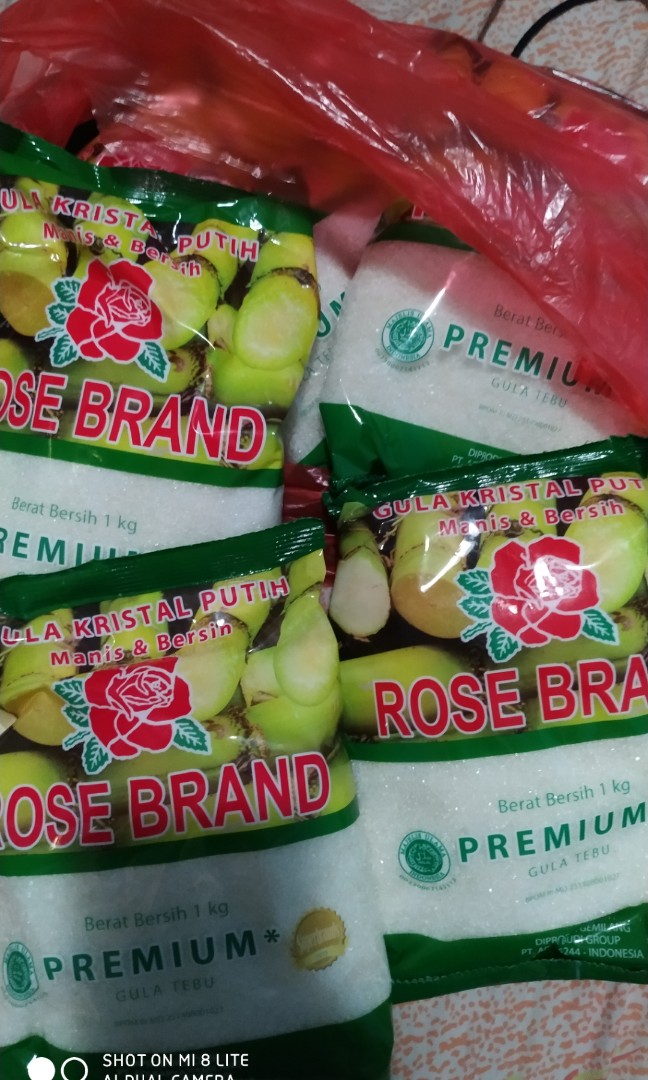Gula Pasir Putih Rose Brand Makanan Minuman Kue Kue Di Carousell