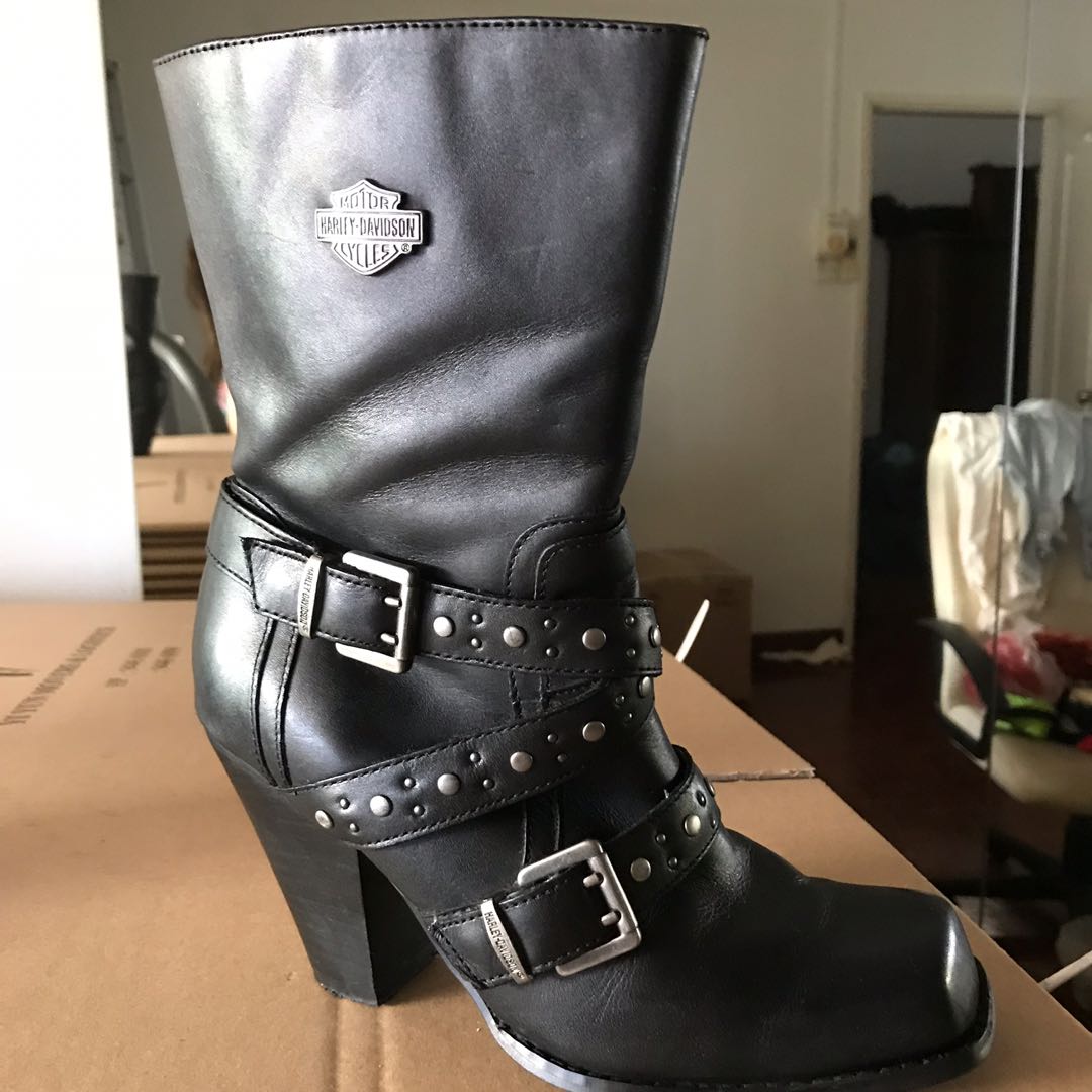 Harley Davidson boots Women s Fashion Footwear Boots on Carousell
