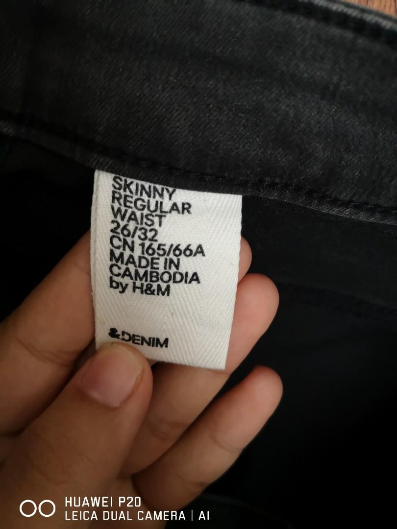 H&M High Waisted Skinny Jeans (Category: Jeans) located in Taguig. Submitted by jvsss13 (Listing ID 236446288, Image 3). Description: Authentic H&M skinnny jeans. Never been used. New without tag. Nilabhan lang. RFS: Decluttering #konmari.