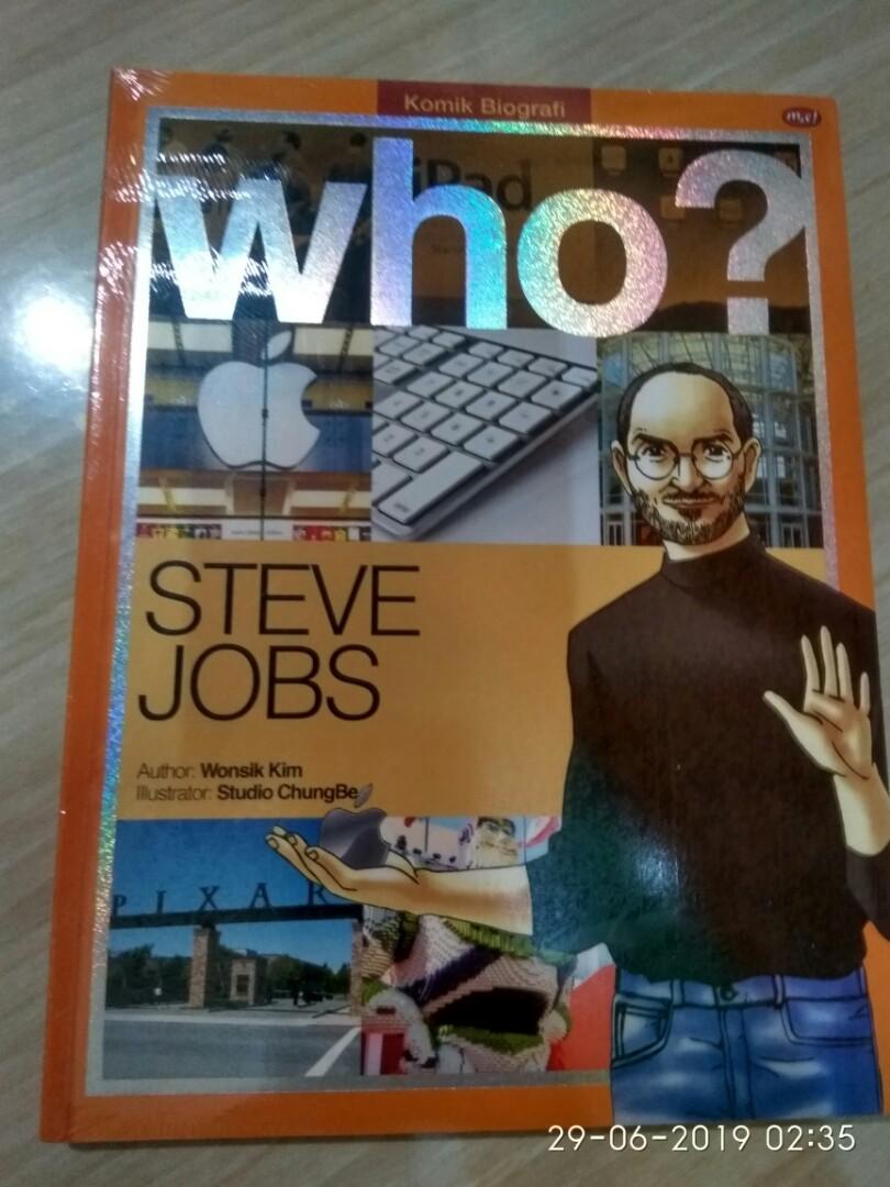 Komik Biografi Who Steve Jobs Buku Alat Tulis Komik Dan Manga Di Carousell