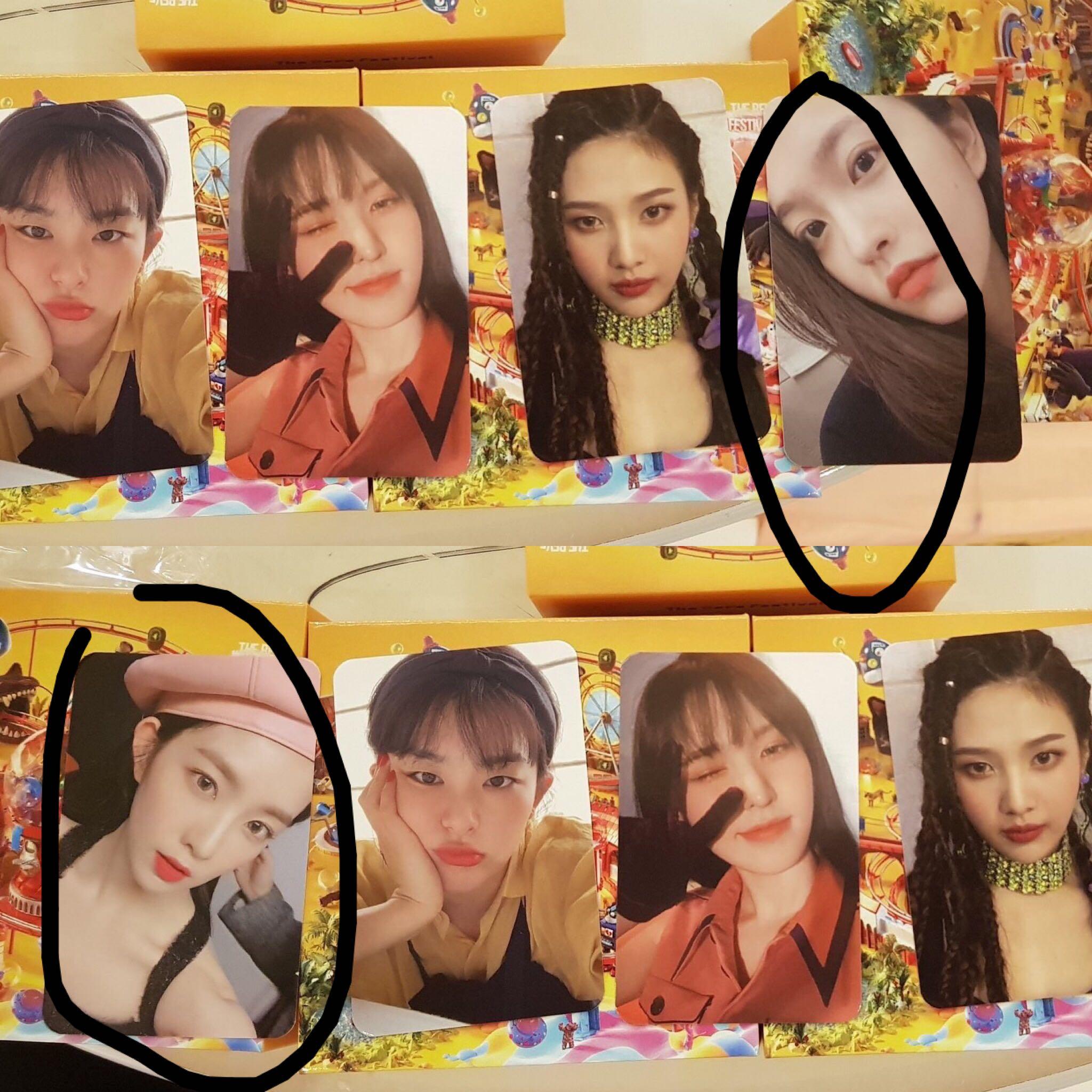LF RED Velvet zimzalabim Kihno Album photocard, Hobbies & Toys