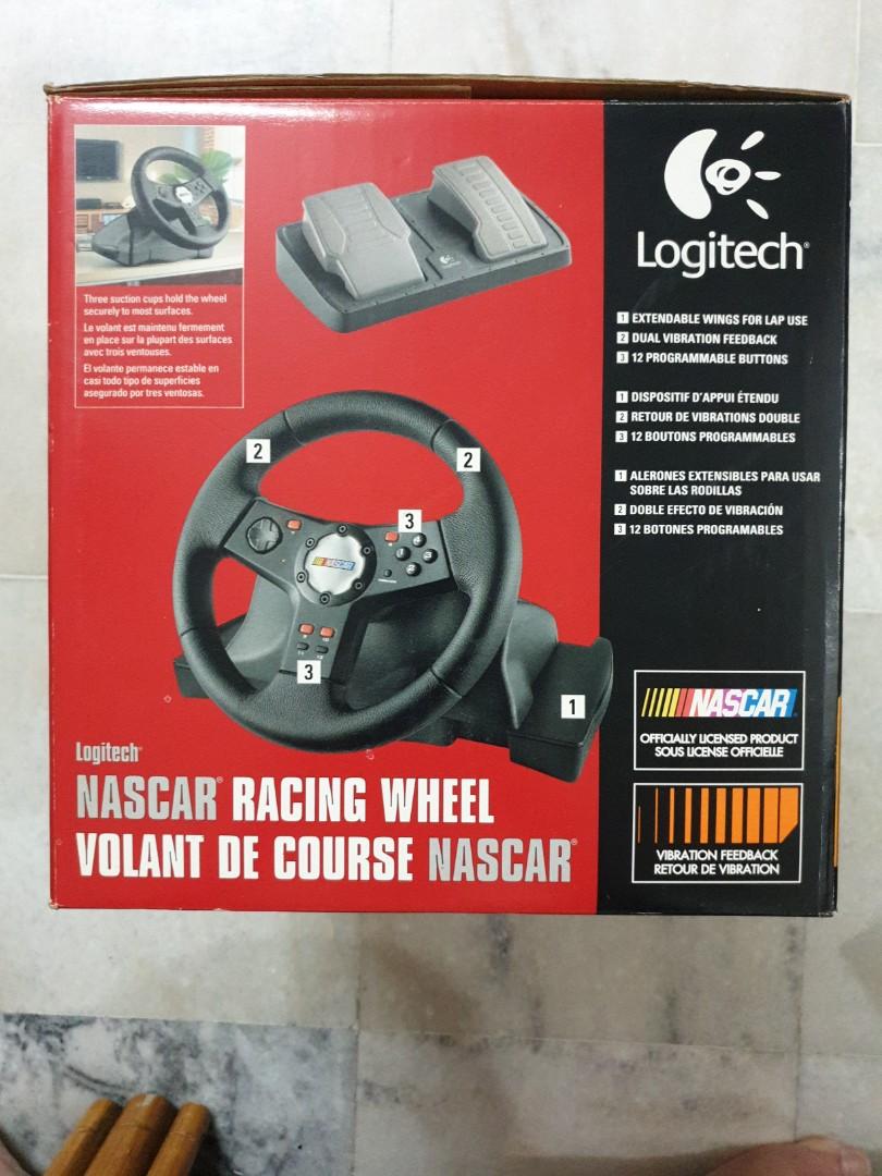 Logitech Nascar Racing Wheel for PC using USB, Video Gaming, Gaming
