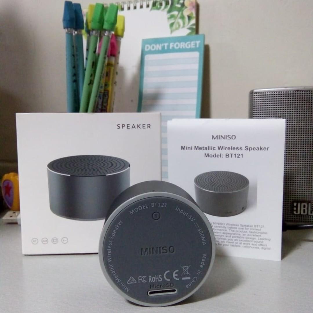 Miniso cheap speaker bt121