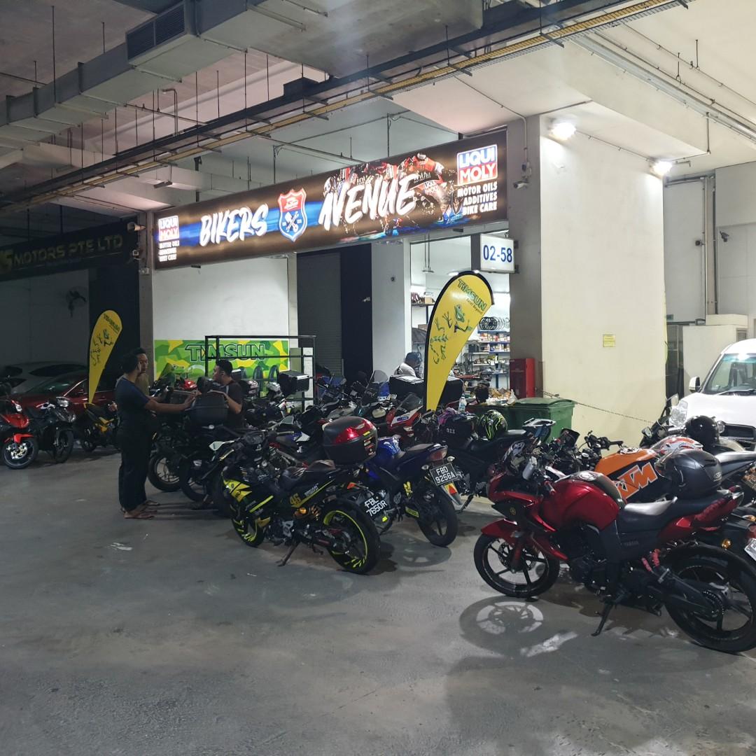 Motorcycle workshop EVERY FRIDAY WE CLOSE AT 10PM Motorcycles