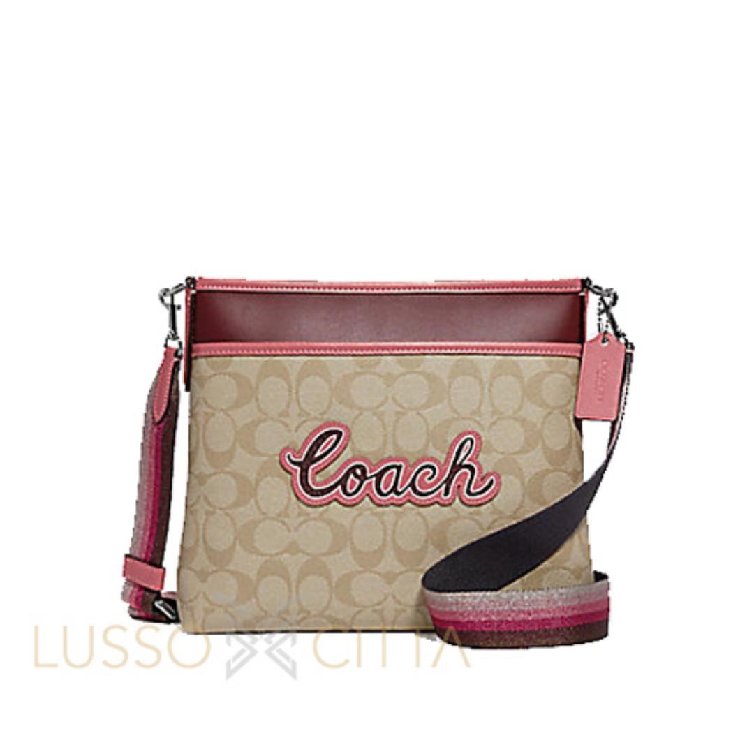 Coach file crossbody in signature canvas online