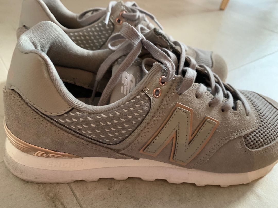 new balance grey rose gold