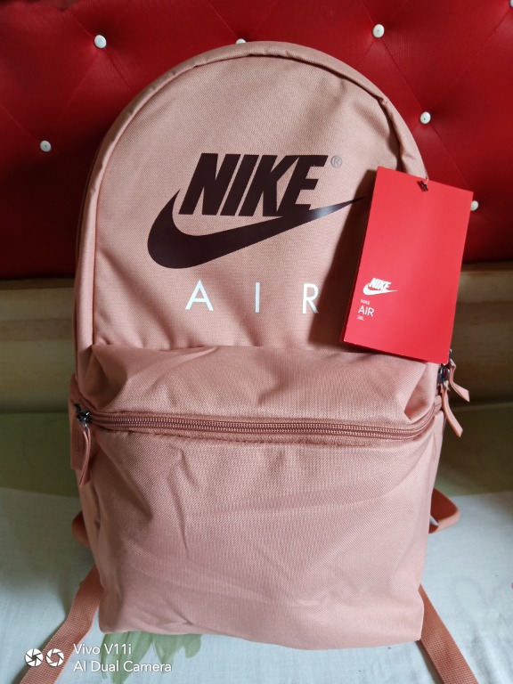 nike air backpack pink