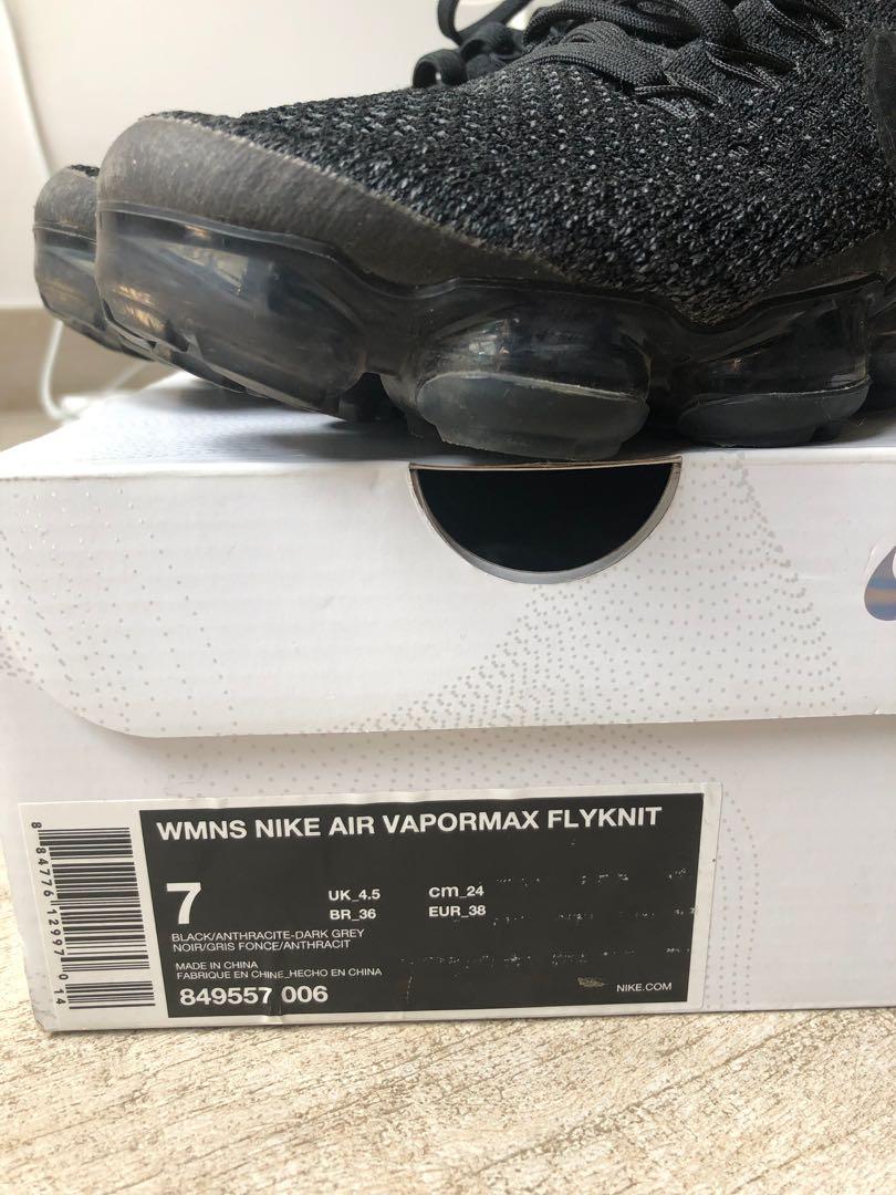 nike vapormax 38
