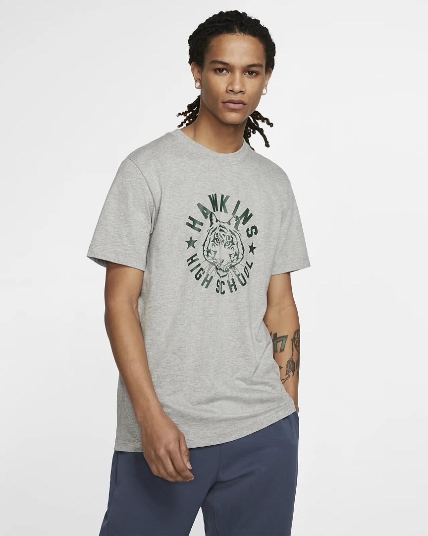 Nike x Stranger things Tee Men s Fashion Tops Sets Tshirts Polo Shirts on Carousell