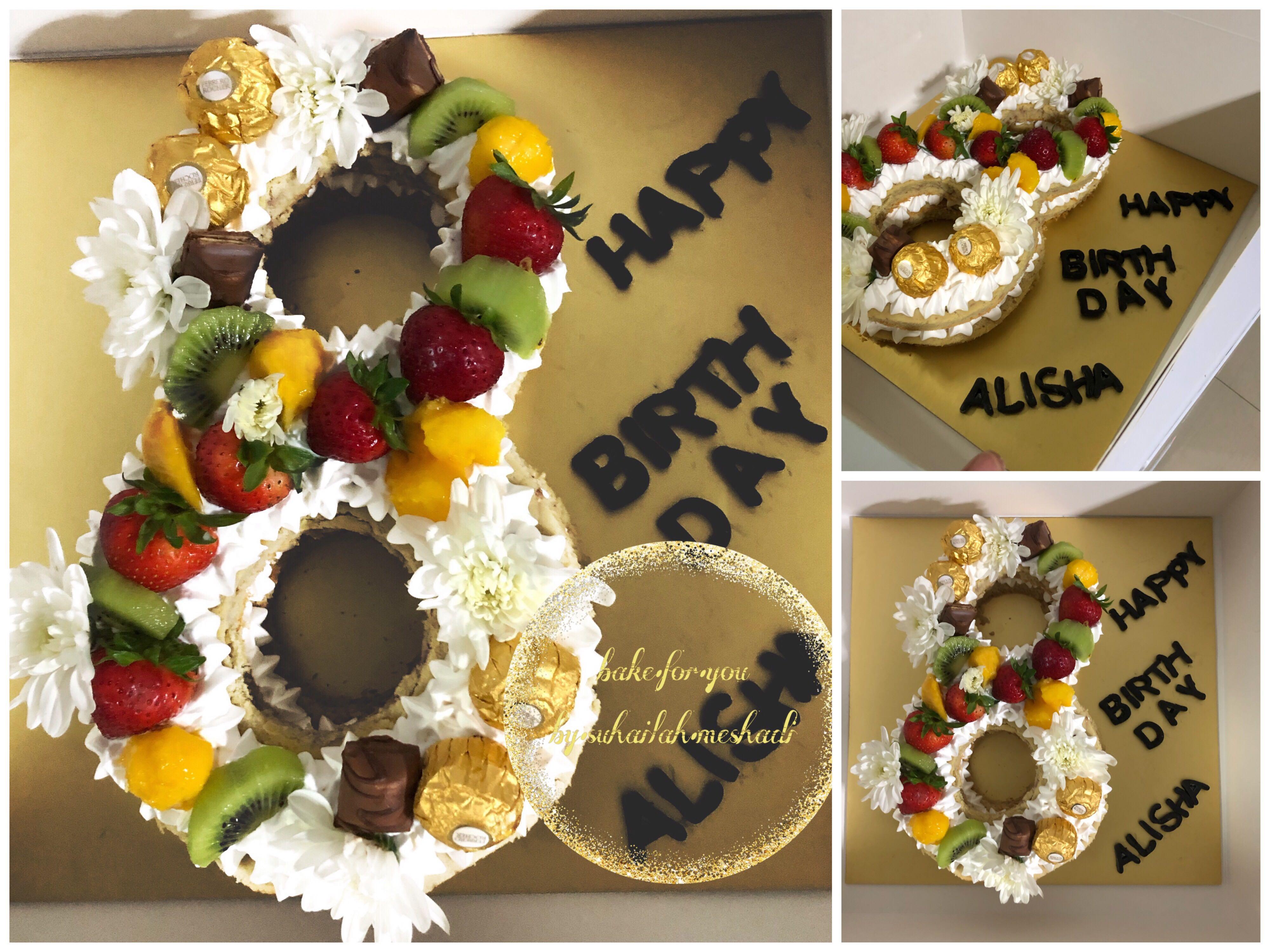 Number Cake Small Food Drinks Baked Goods On Carousell