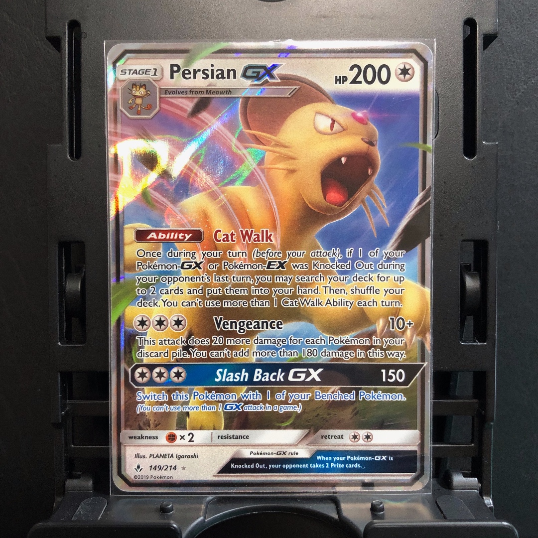 Persian GX 149/214 Pokemon TCG, Hobbies & Toys, Toys & Games on Carousell
