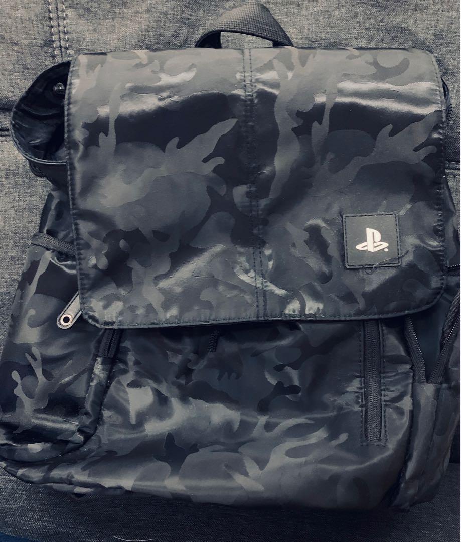playstation camo backpack