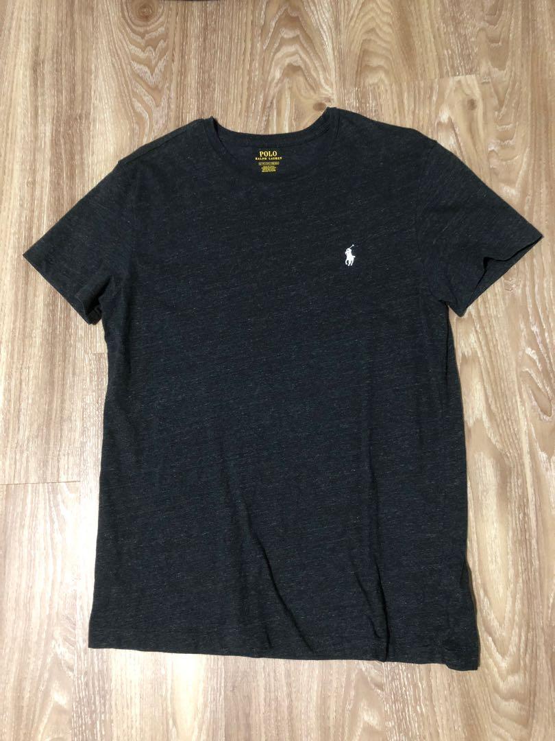 dark grey ralph lauren t shirt