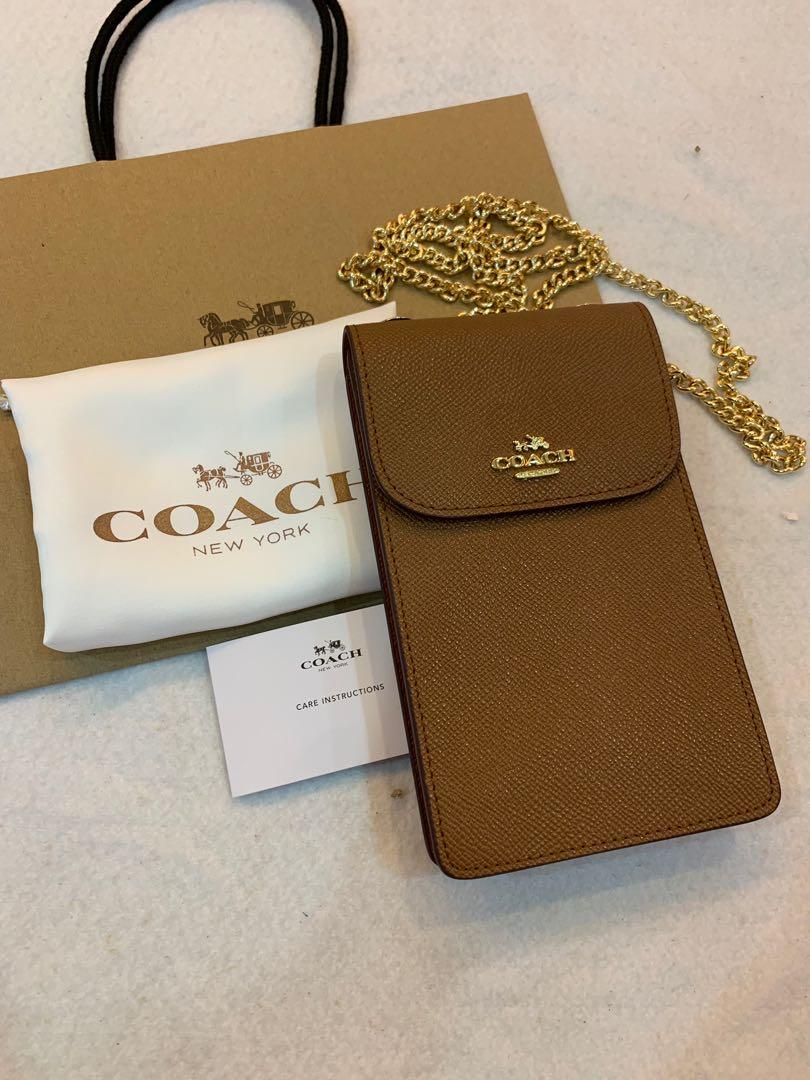 Coach sales handphone bag