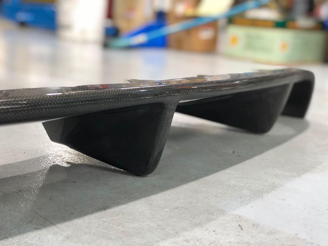 Real CF, Js Racing Design Rear Diffuser for FD2R/Type R, Car ...