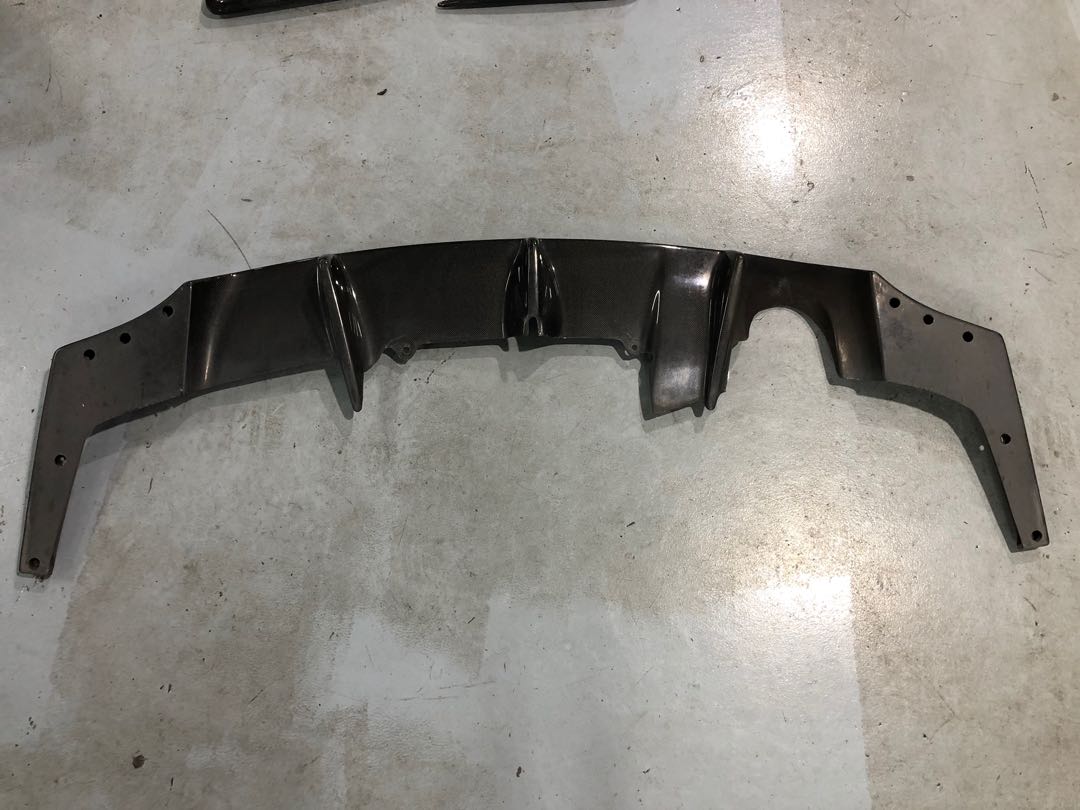 Fd2r Rear Real CF, Js Racing Design Rear Diffuser for FD2R/Type R, Car ...