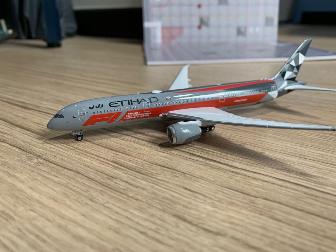 Sale Etihad Airways Boeing B787 9 F1 2018 Livery A6 Blv 1 400 Phoenix Models Toys Games Bricks Figurines On Carousell