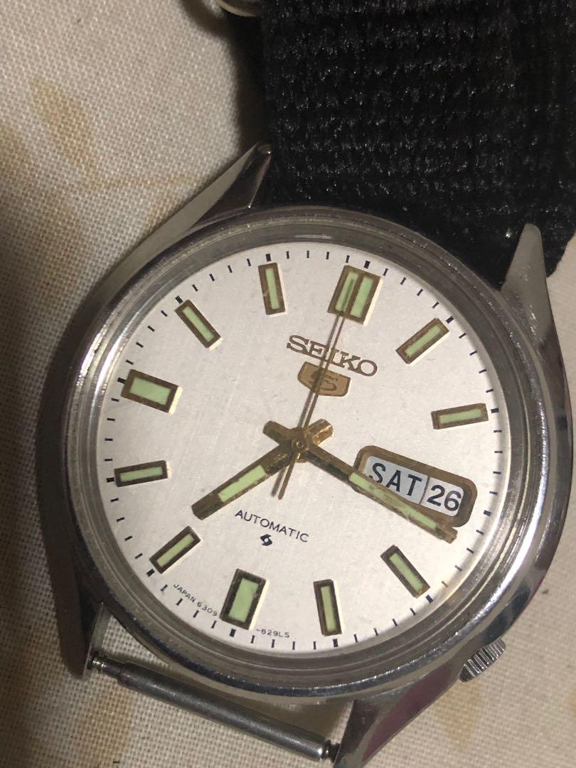 Seiko 5 vintage 6309 movement men's watch, Men's Fashion, Watches &  Accessories, Watches on Carousell