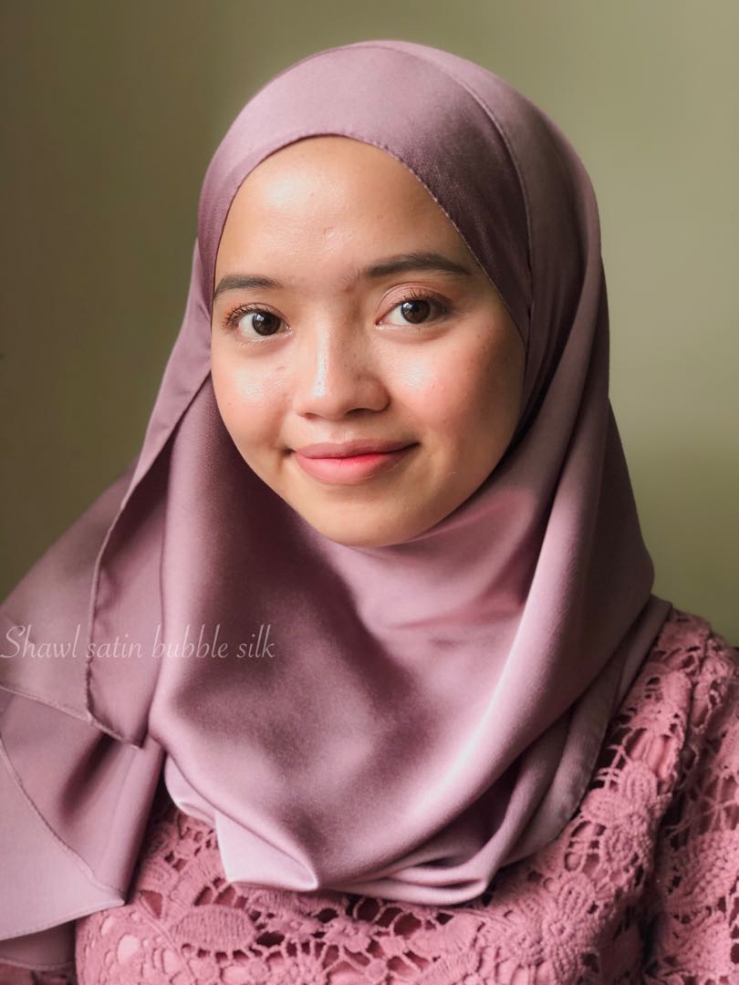 Shawl bubble satin Clearance