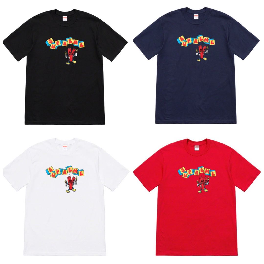 Supreme dynamite store tee red