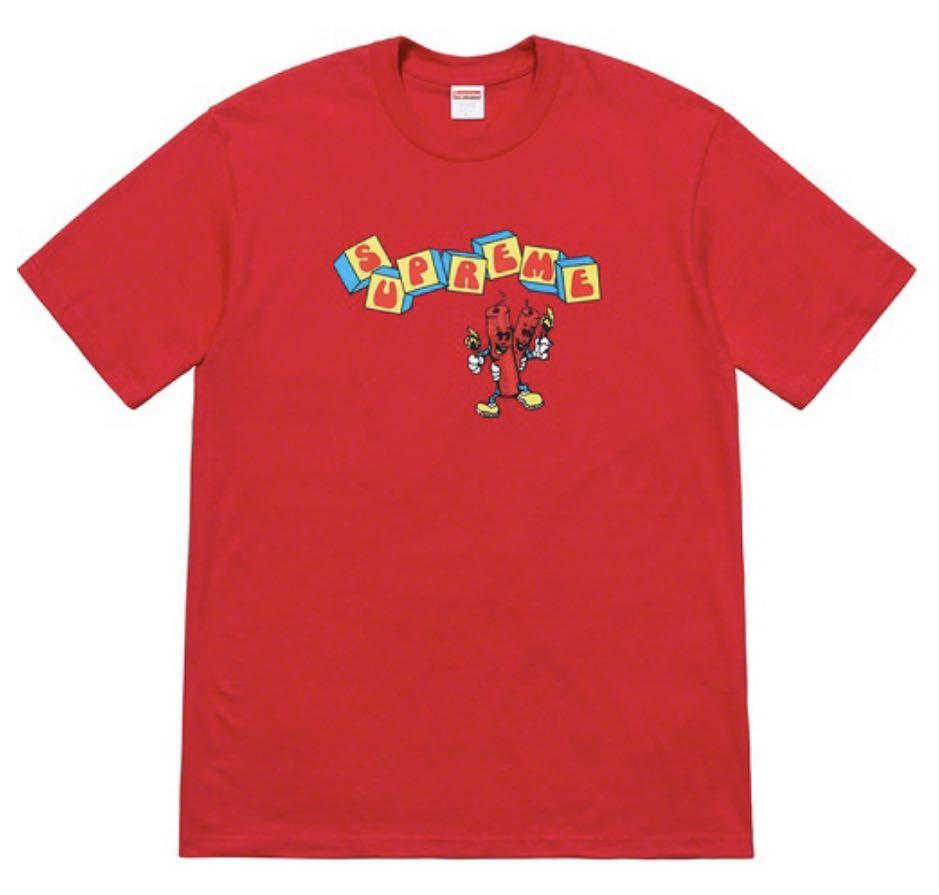 Supreme dynamite discount tee red
