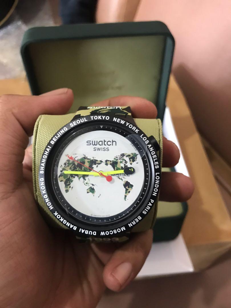 swatch bape big bold