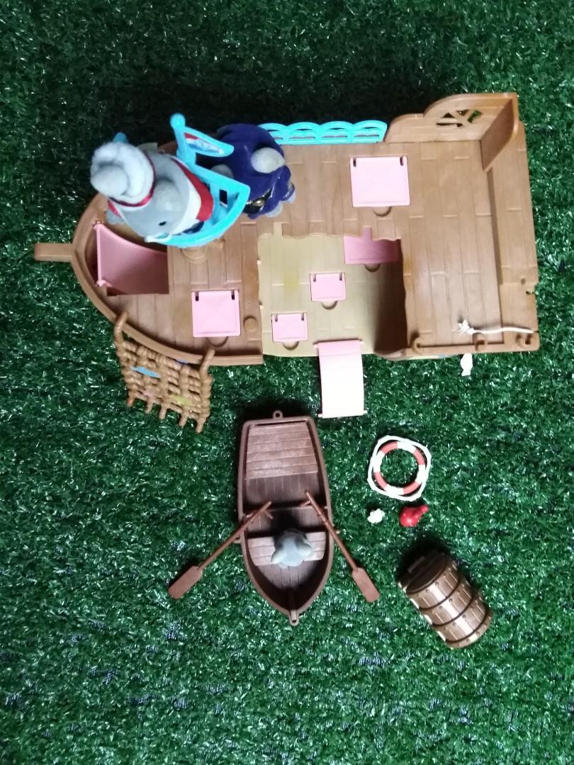sylvanian families pirate ship
