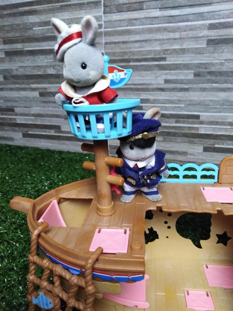 sylvanian families pirate ship