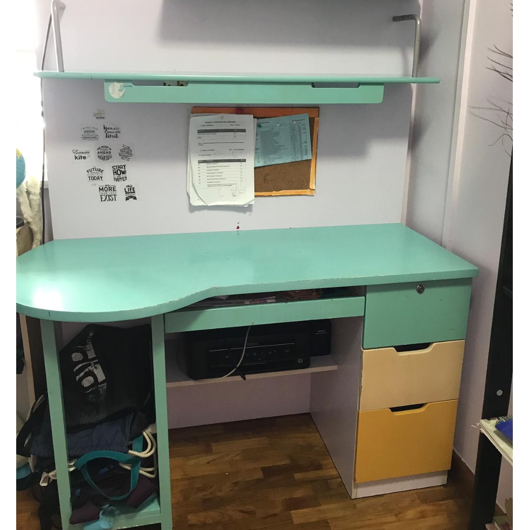 Used Study Table, Furniture & Home Living, Furniture, Tables & Sets on