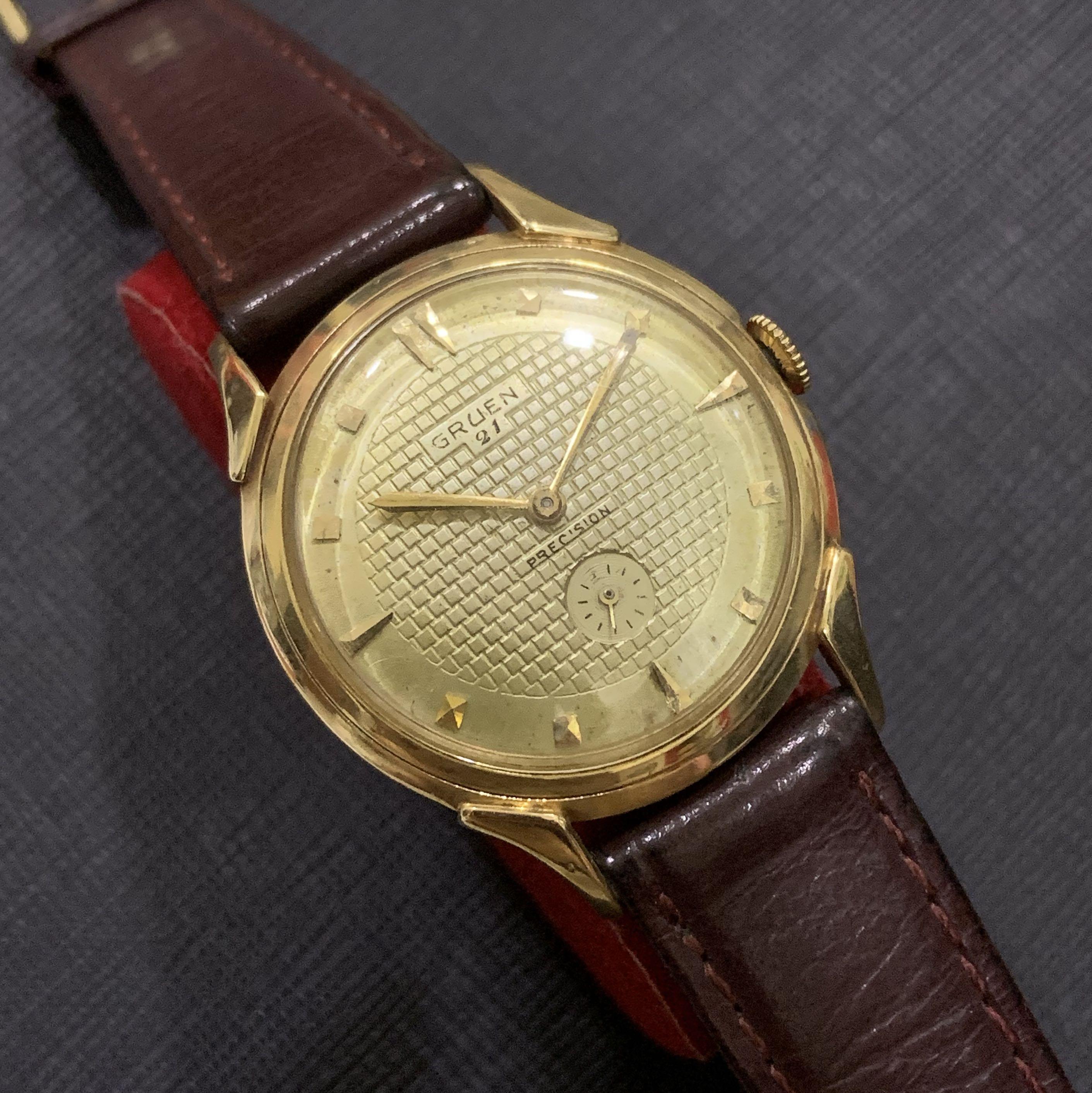 Gruen 21 precision watch shop