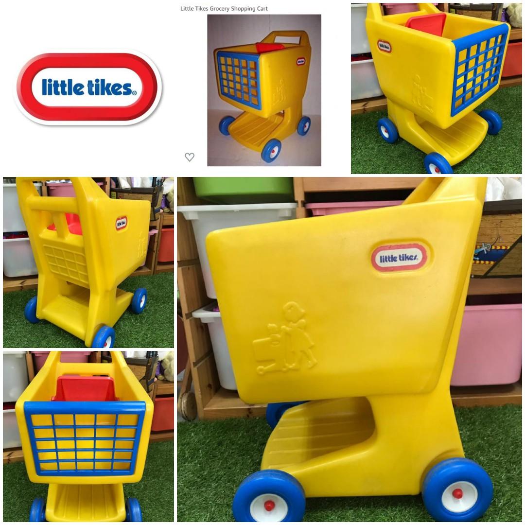 Vintage little 2025 tikes shopping cart