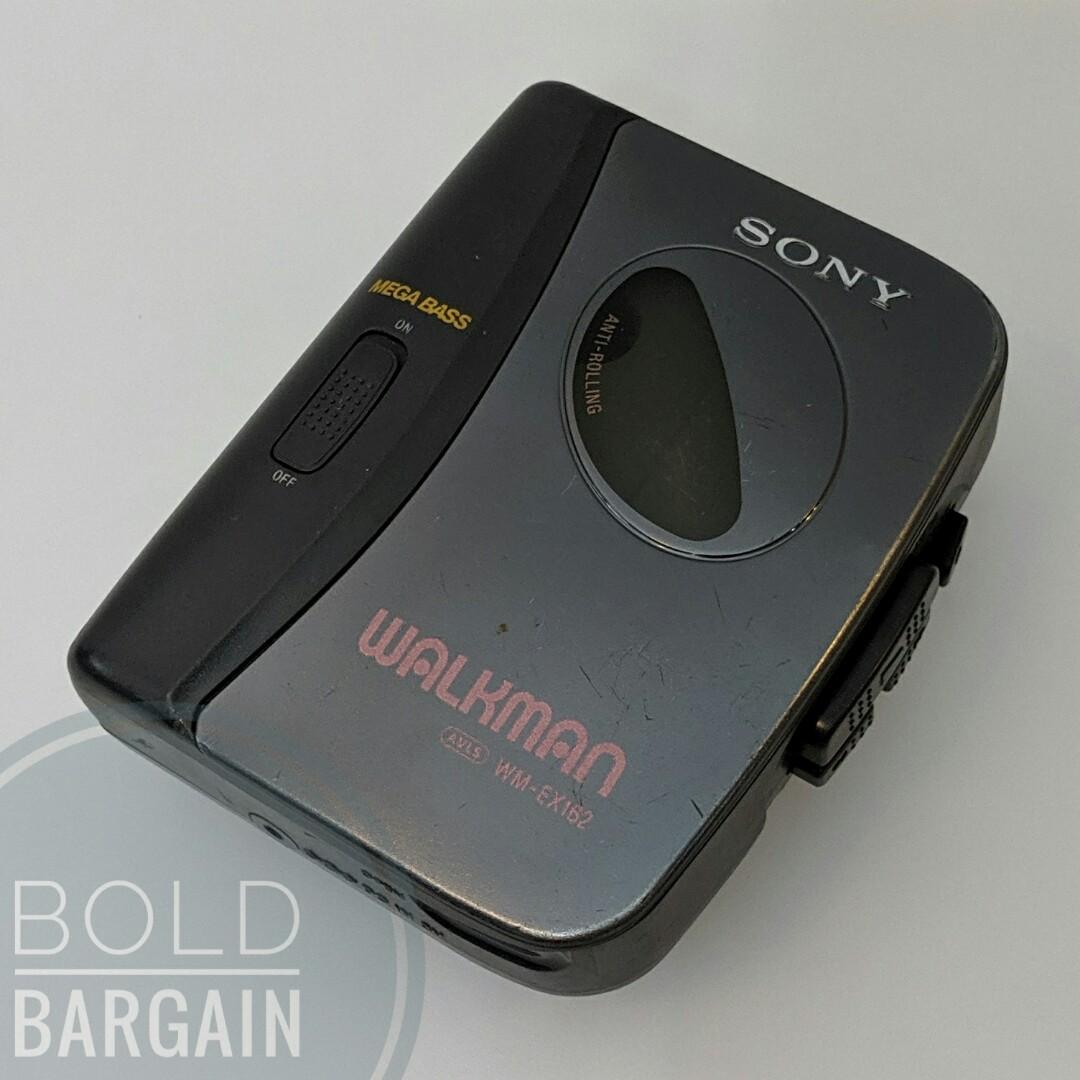 Vintage SONY WMEX162 Portable Stereo Cassette Player Walkman, Audio