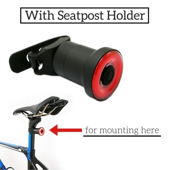 XLite100 Xlite 100 Waterproof Bicycle Smart Brake Light Sense LED USB Tail Light Rear Lamp Enfitnix