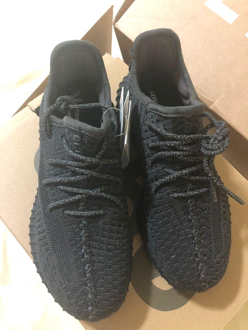 Adidas yeezy boost 350 v2 black (kids) (non-reflective) hot sale