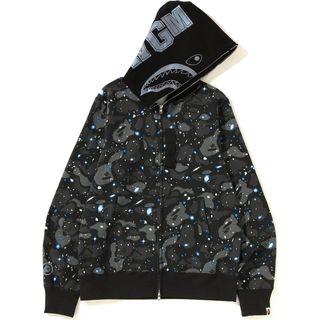 BAPE Shark Hoodie Space Camo