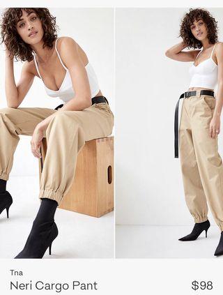 TNA Neri Cargo Pants in Black