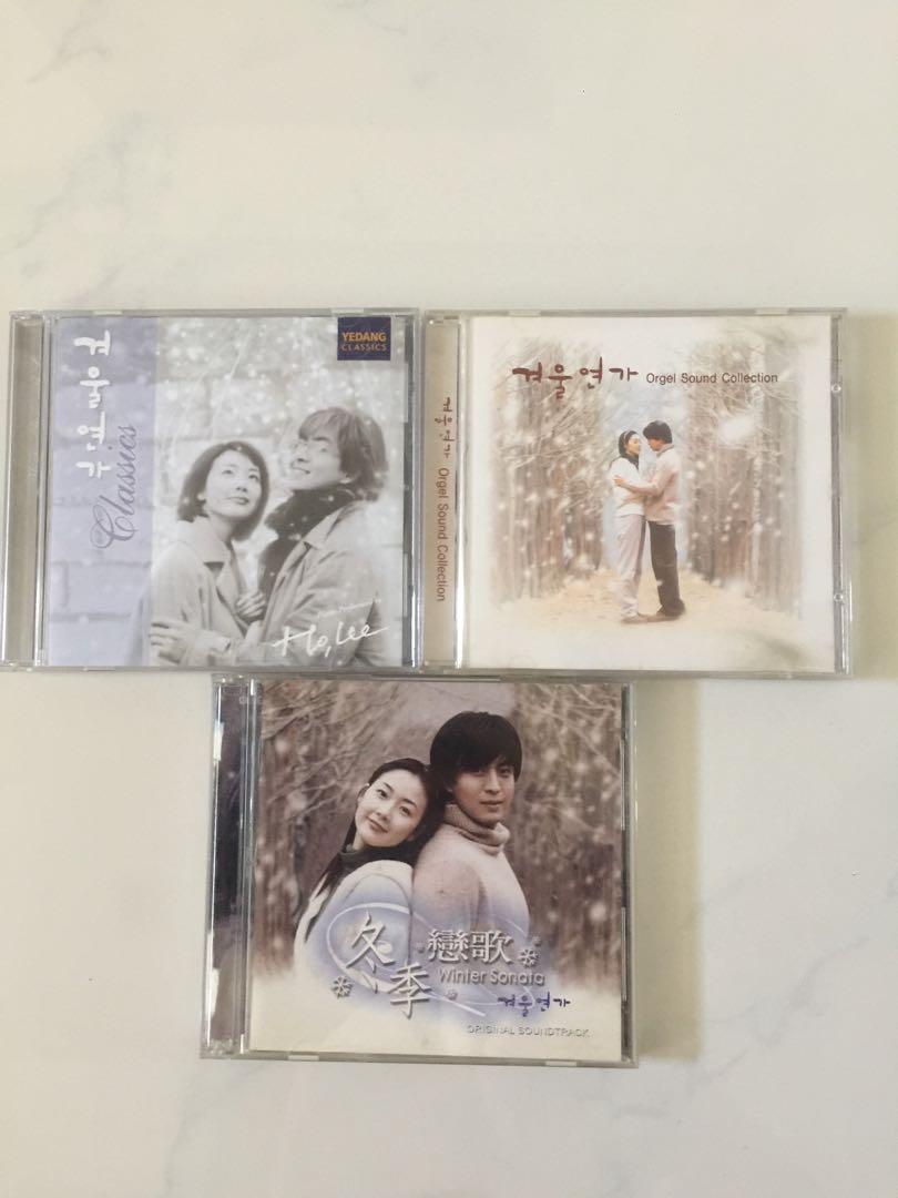 韩剧冬季恋歌原声带 3 Cds And 1 Vcd Korean Drama Winter Sonata Original Soundtrack Orgel Collection Made In Korea Classics Made In Korea Music Media Cds Dvds Other Media On Carousell