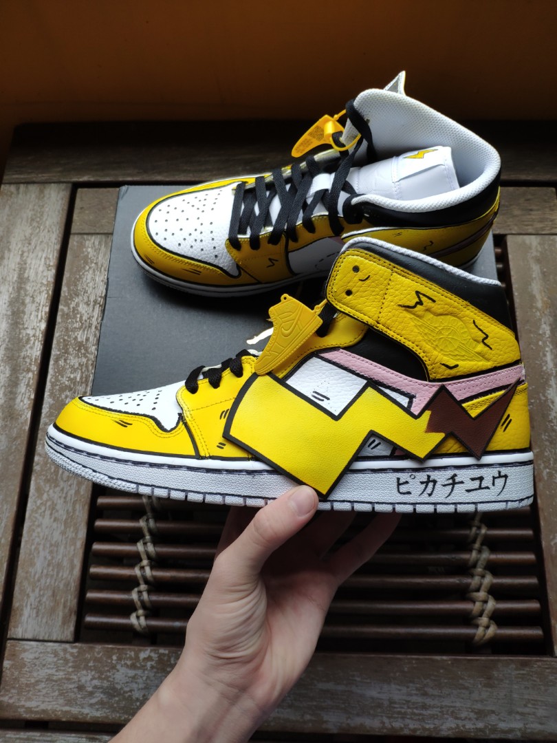 jordan 1 pikachu